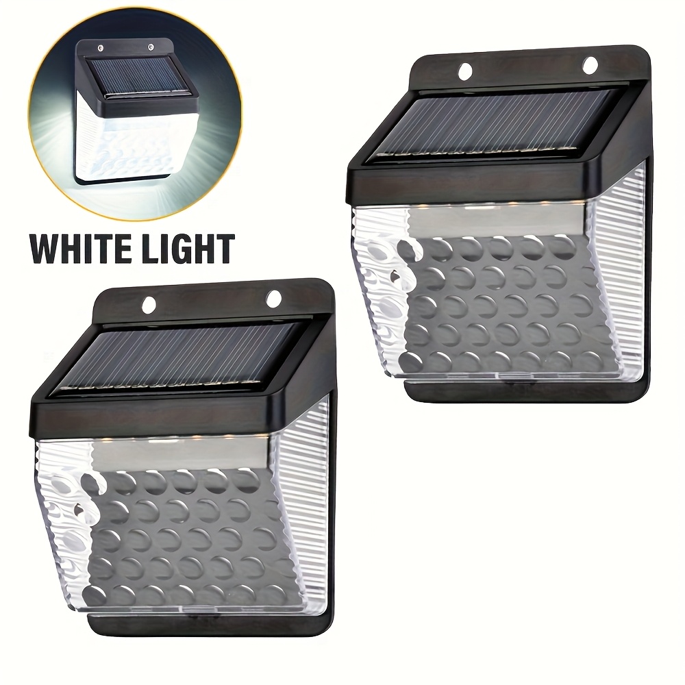 Solar Lamp - LED Solarleuchte mit PIR-Bewegungssensor, Wasserdichte Solarlampe