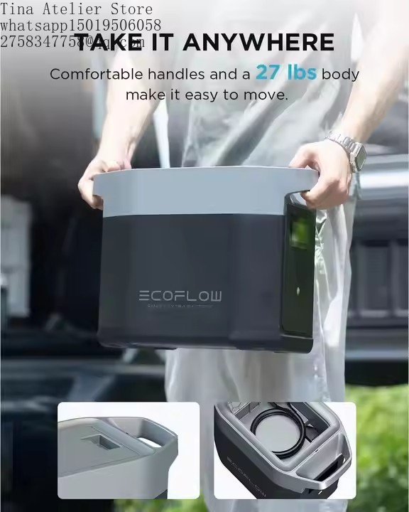 Portable Power Station - Für EcoFlow Delta2 Tragbare Powerstation Zusatzakku