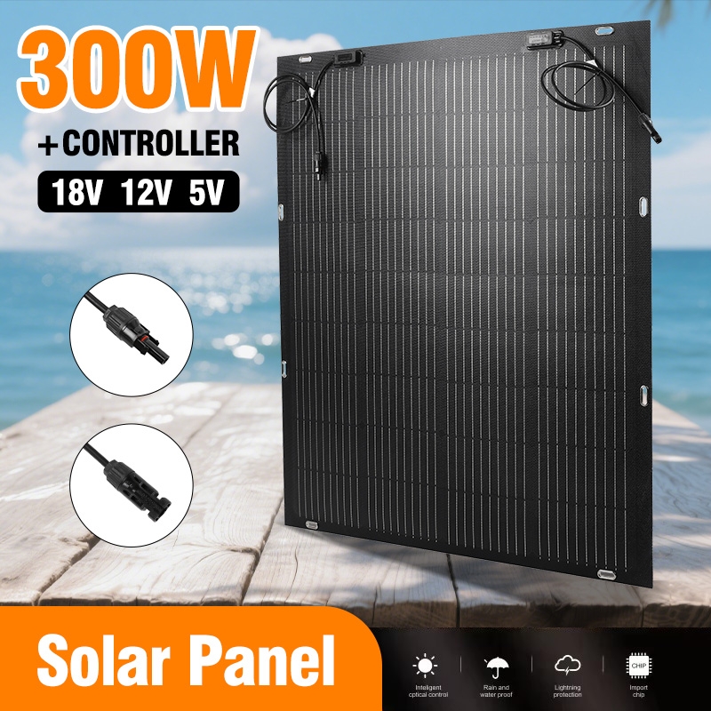 Solar Panel 200W - 300 W flexibles Solarpanel, 18 V