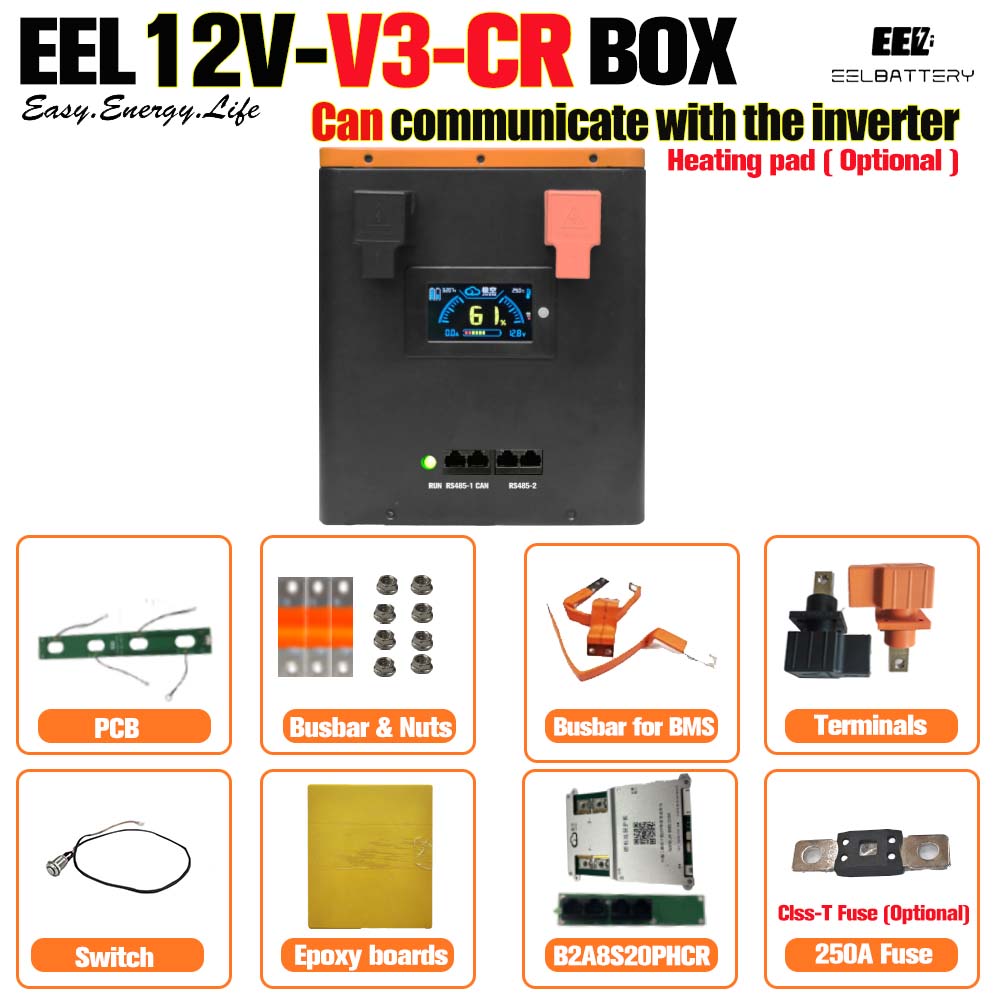 Lithium Battery 12V - EU-Lager DDP 12V 4S1P DIY Lithium-Ionen-Akkubox