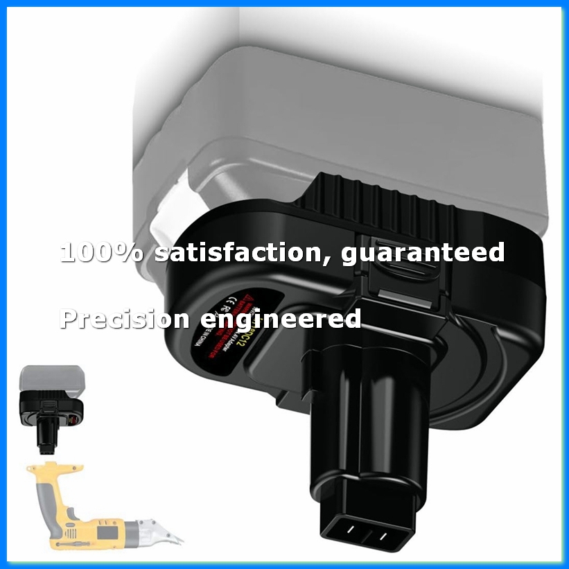 Lithium Battery 12V - Batterieadapter zur Verwendung mit 18-V-Lithium-Ionen-Akkus, umwandelbar