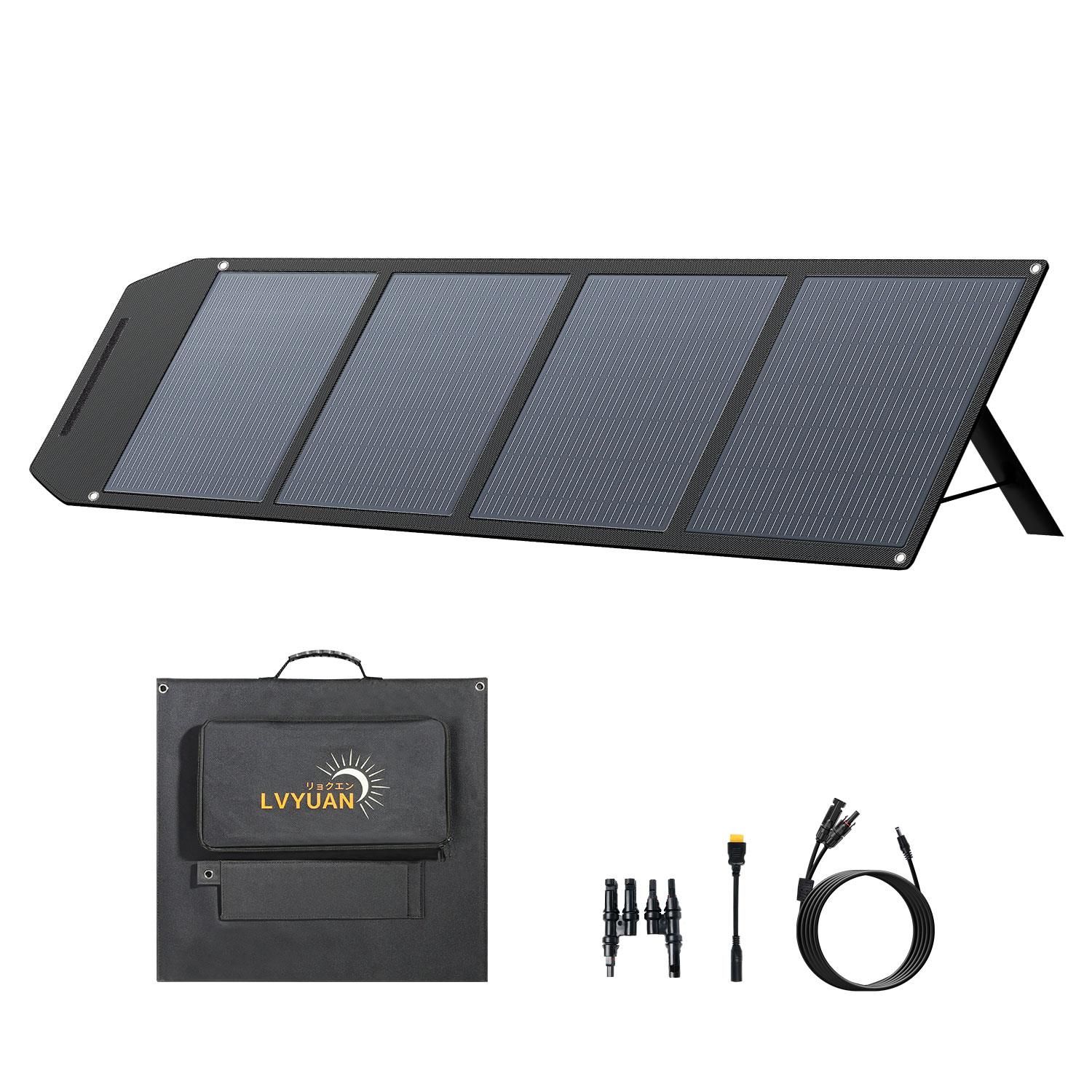 Solar Panel - Hochleistungs-Solarmodul, 200 Watt, faltbar, 24V, monokristallines