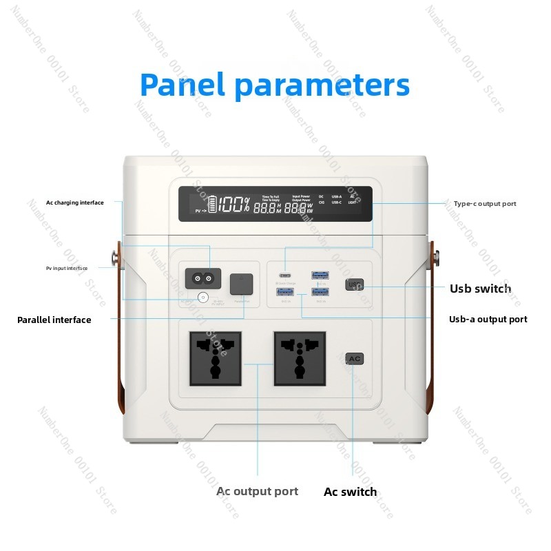 Tragbare 1000W Outdoor-Powerst – Outdoor Power Station Bewertung und Preis