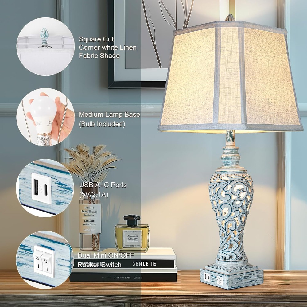 Vintage-Nachttischlampen im Fa – Solar Lamp Bewertung und Preis