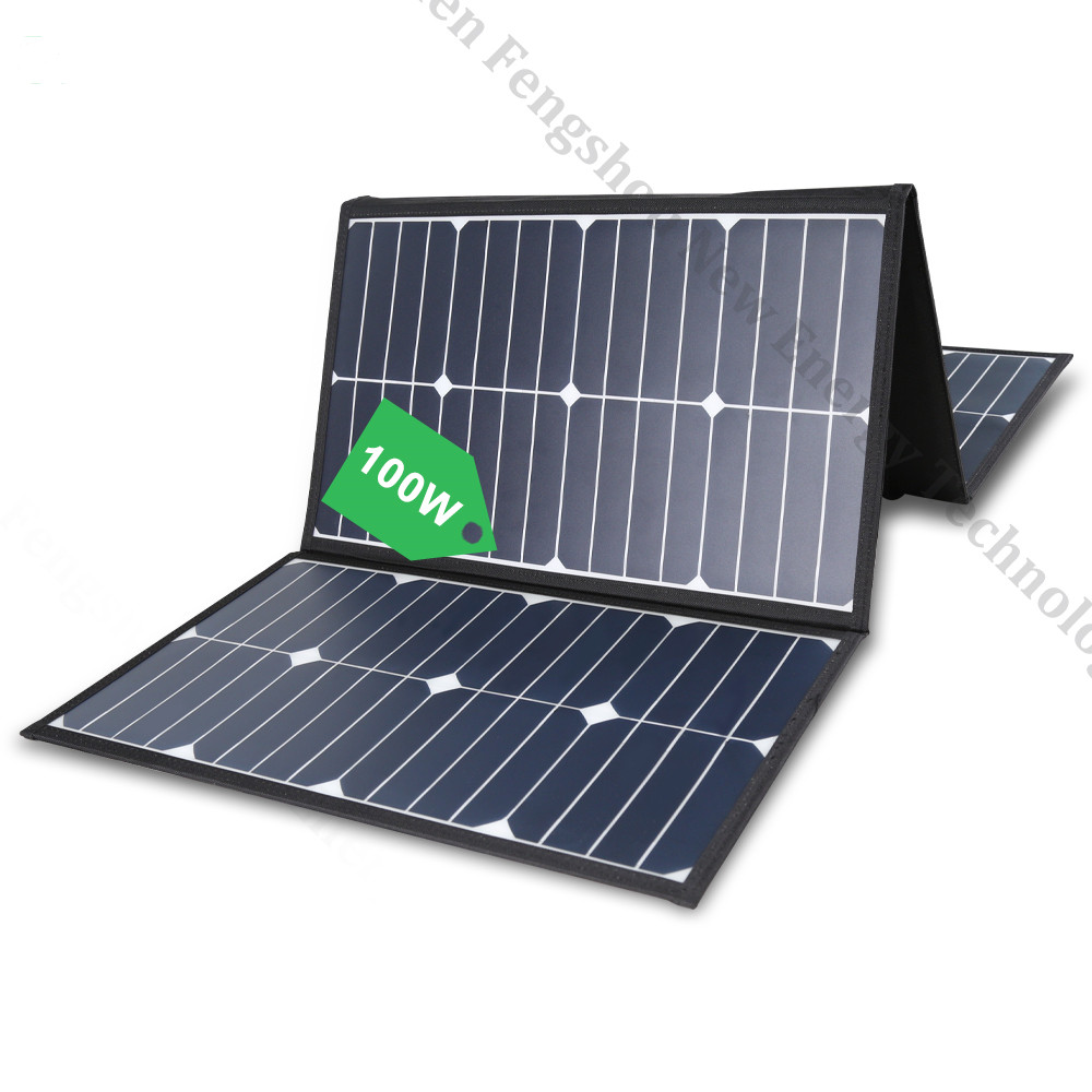 Tragbares 100-Watt-Falt-Solarp – Charge Controller Solar Bewertung und Preis