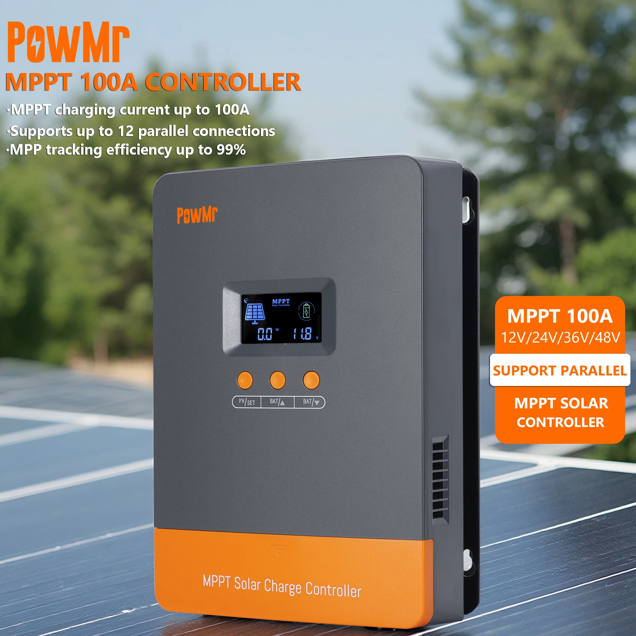 PowMr Bestseller 12V 24V 48V B – Charge Controller Solar Bewertung und Preis