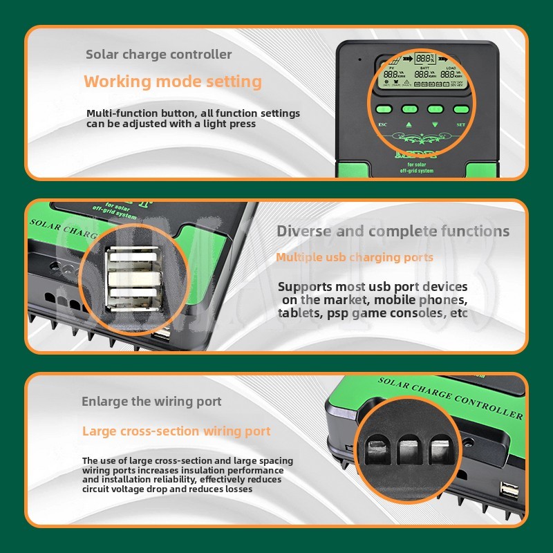 MPPT Solar-Laderegler 12V/24V  – Charge Controller Solar Bewertung und Preis