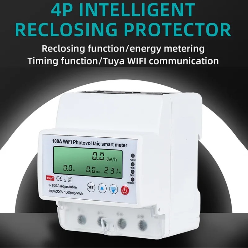 4P 1-100A WLAN Photovoltaik Sm – Energy Monitor Meter Bewertung und Preis