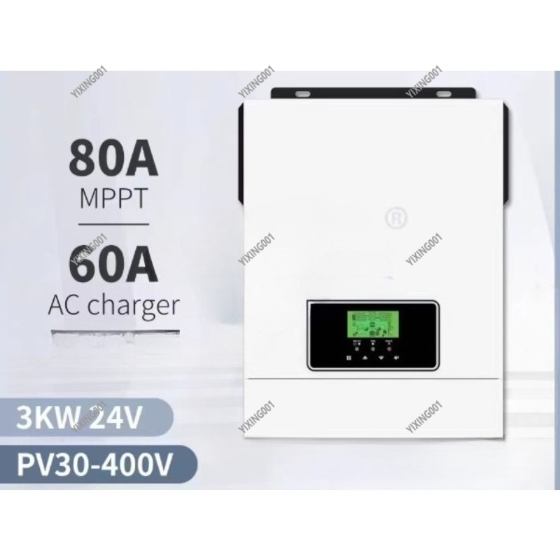 3KVA/2400W 24V Solar-Wechselri – Charge Controller Solar Bewertung und Preis