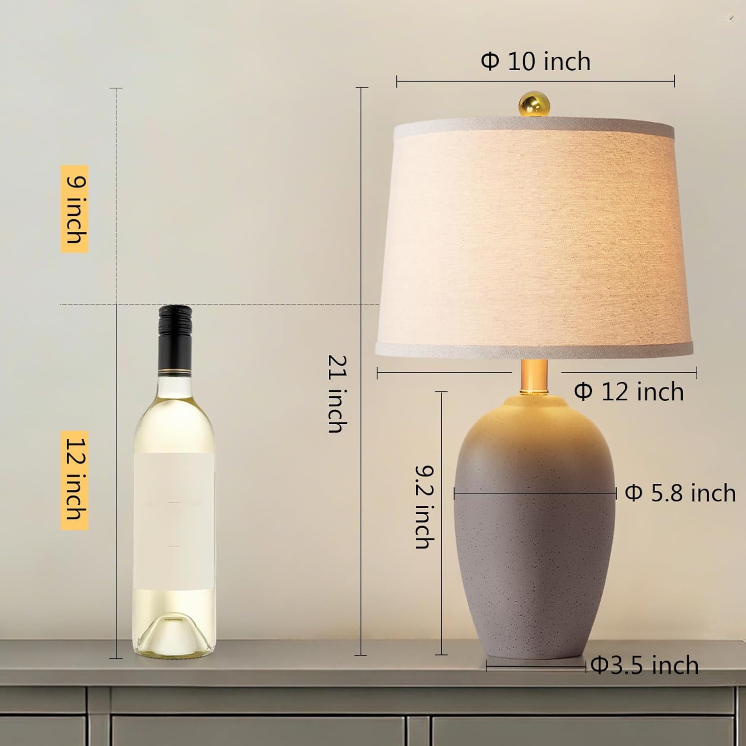 Set aus 2 Kleinen Keramik-Tisc – Solar Lamp Bewertung und Preis