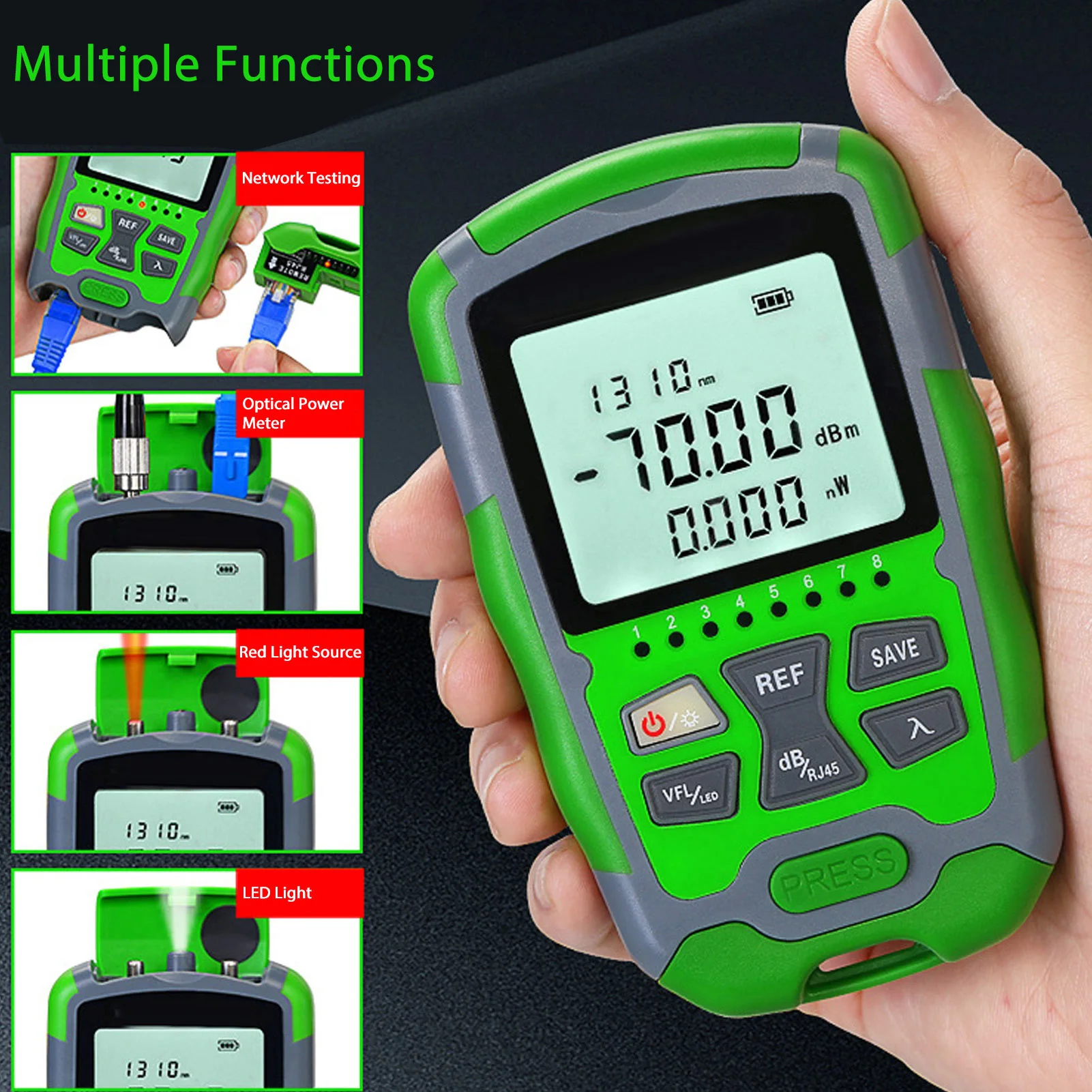 Rotlicht-optischer Kabel-Leist – Energy Monitor Meter Bewertung und Preis
