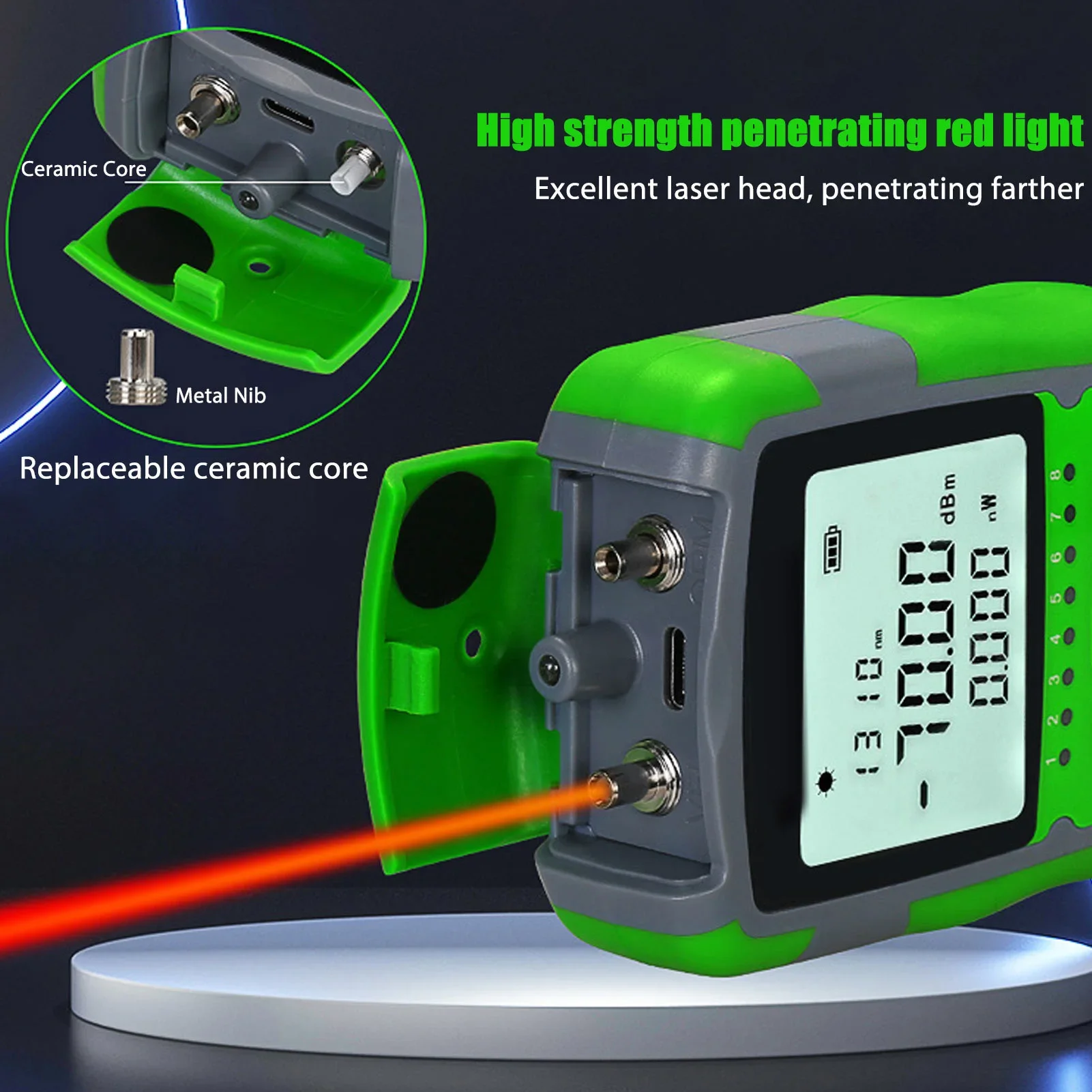 Rotlicht-optischer Kabel-Leist – Energy Monitor Meter Bewertung und Preis
