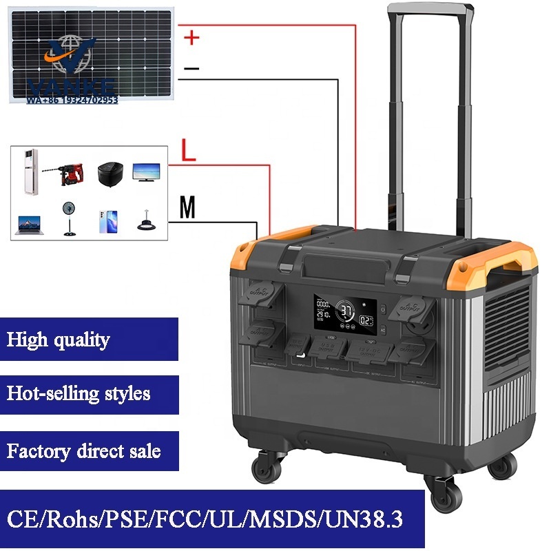 3 kW 3kVA Leistungsstarker Sol – Solar Generator Bewertung und Preis