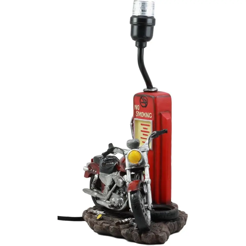 Vintage Retro Rote Motorrad-Be – Solar Lamp Bewertung und Preis
