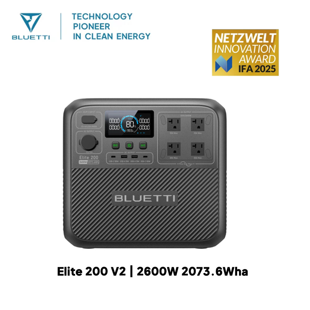 【Renew】BLUETTI Elite 200 V2 Tr – Outdoor Power Station Bewertung und Preis