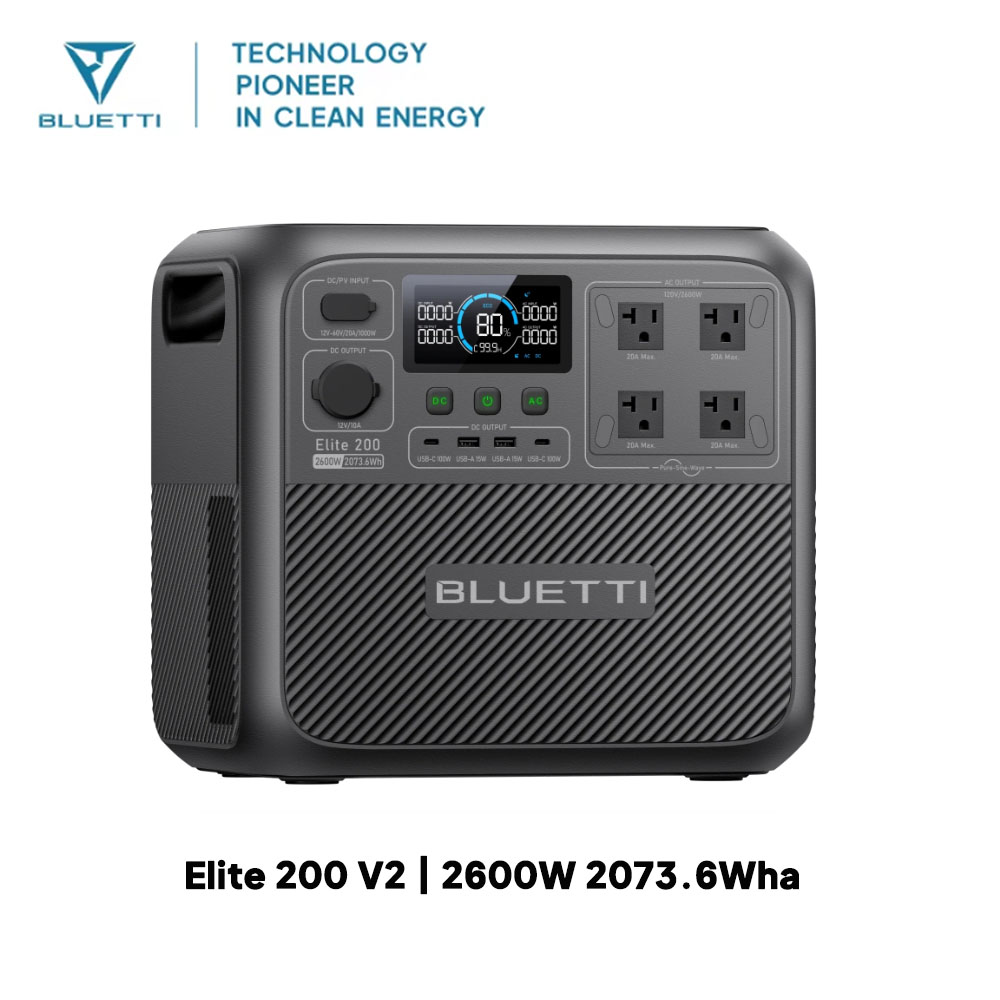 【Renew】BLUETTI Elite 200 V2 Tr – Outdoor Power Station Bewertung und Preis