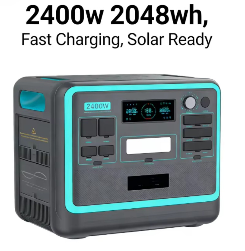 2400W 2048Wh Tragbare Stromsta – Solar Panel Bewertung und Preis