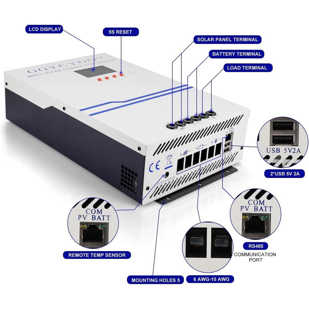 100 Ampere MPPT Solar-Laderegl – Charge Controller Solar Bewertung und Preis