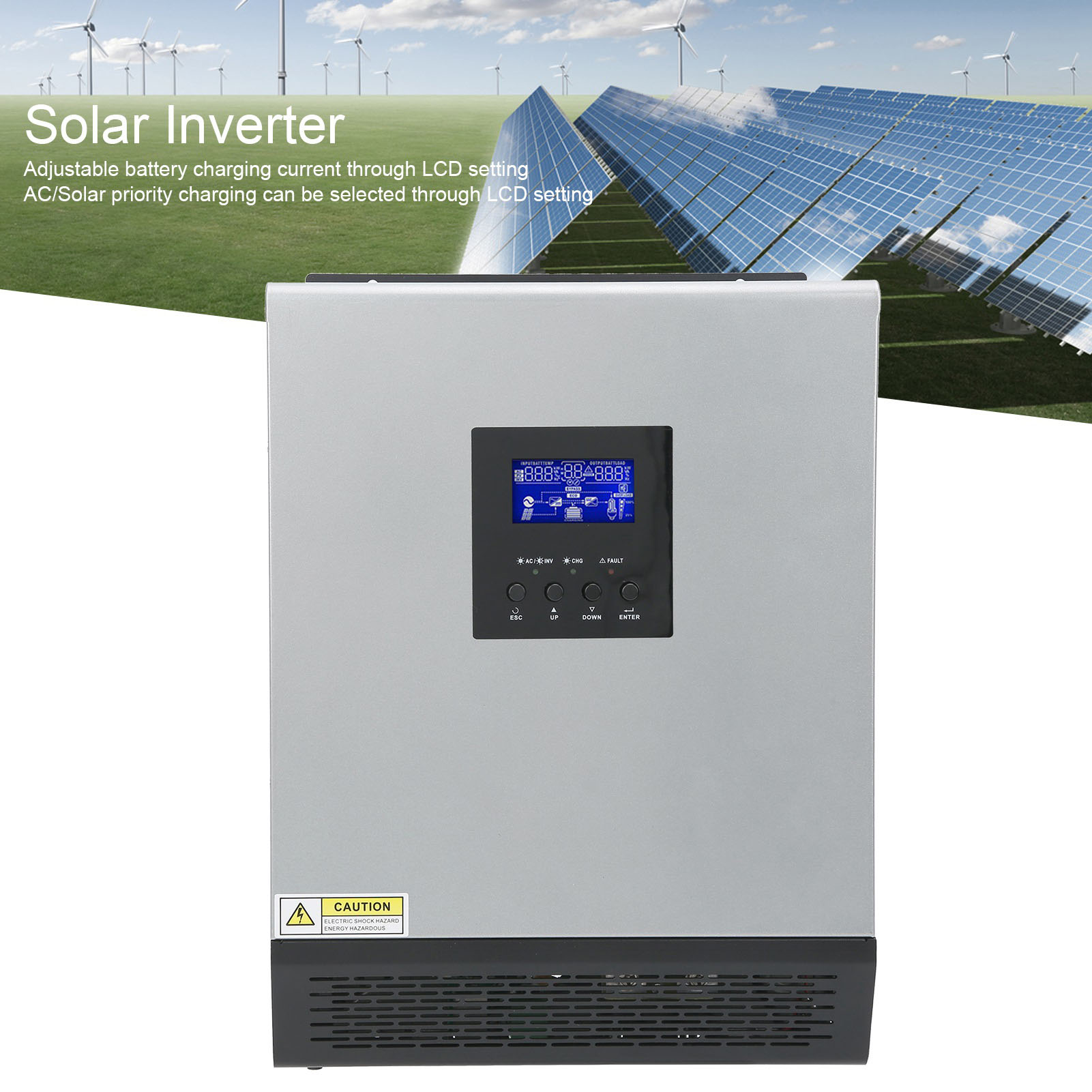 3KVA Hybrid-Solarwechselrichte – Charge Controller Solar Bewertung und Preis